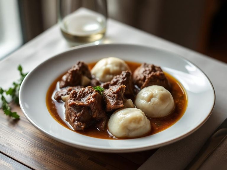 Mutton Stew with Dumplings