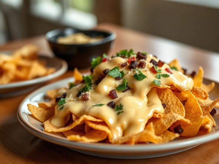 Nachos with Cheese Sauce
