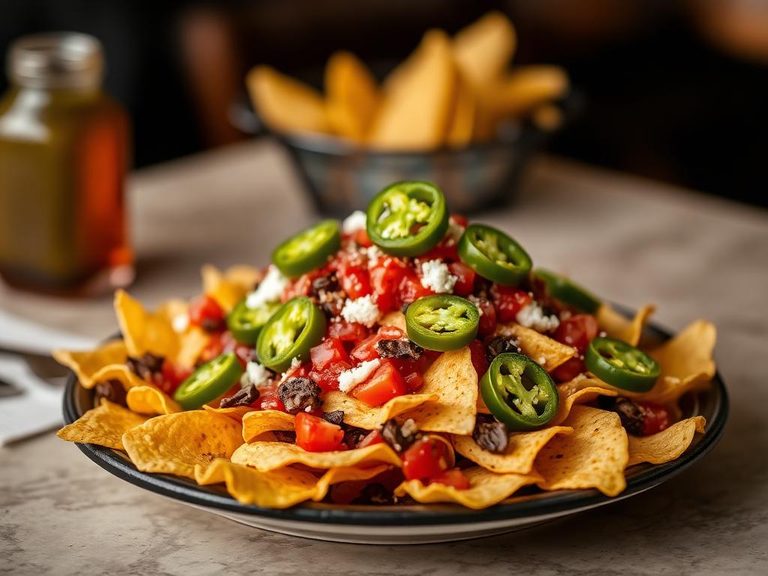 Nachos with Jalapeños