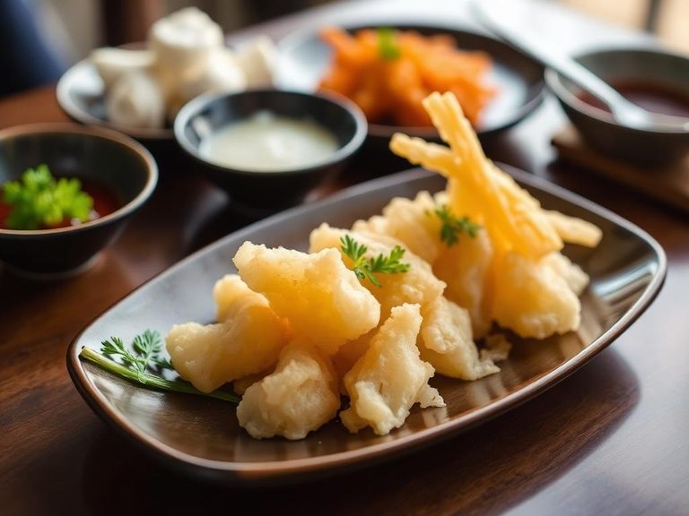 Nagaimo no Tempura (Japanese mountain yam tempura)
