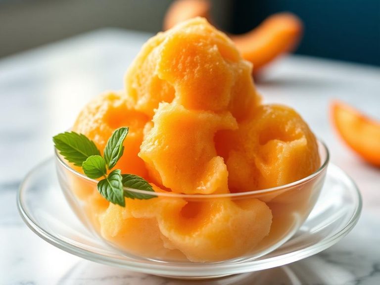 Naranjilla ice cream or sorbet