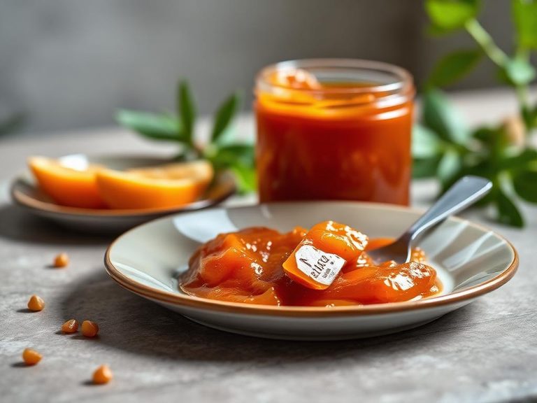 Naranjilla jam or marmalade