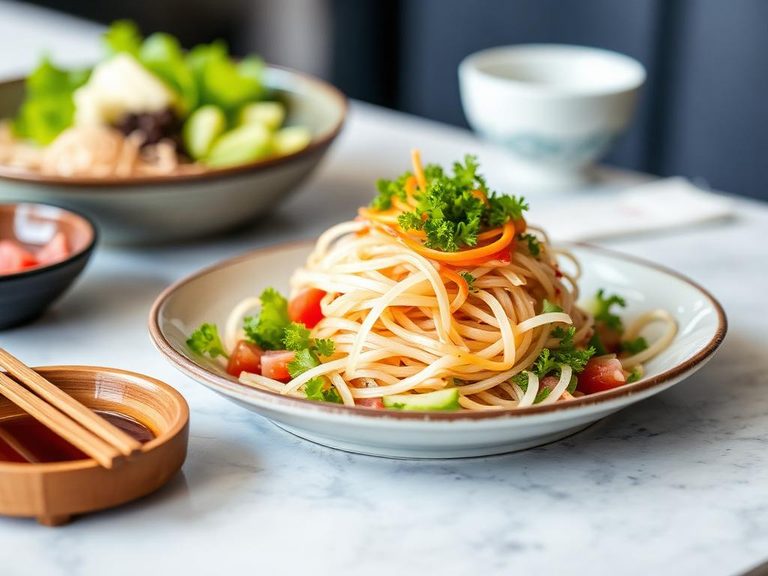 Narutomaki salad