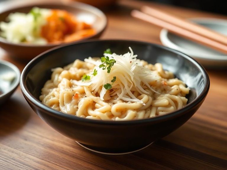Natto with grated daikon radish