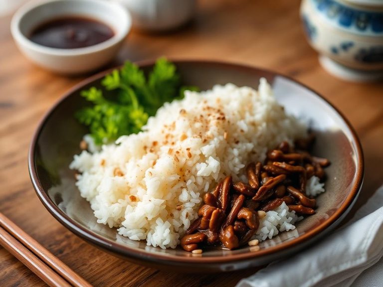 Natto with rice