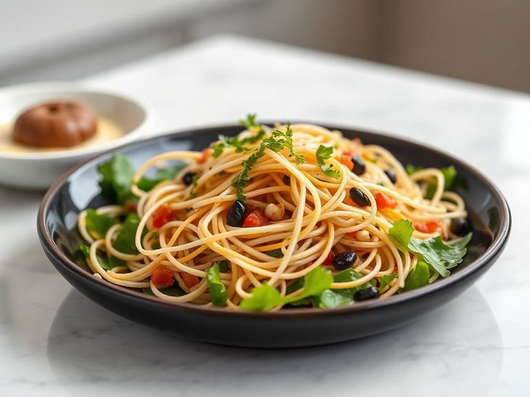 Navy bean sprout salad