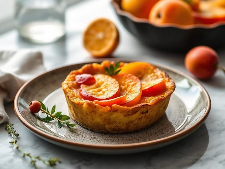 Nectarine clafoutis