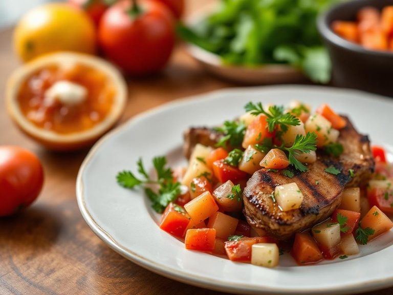 Nectarine salsa for grilled meats