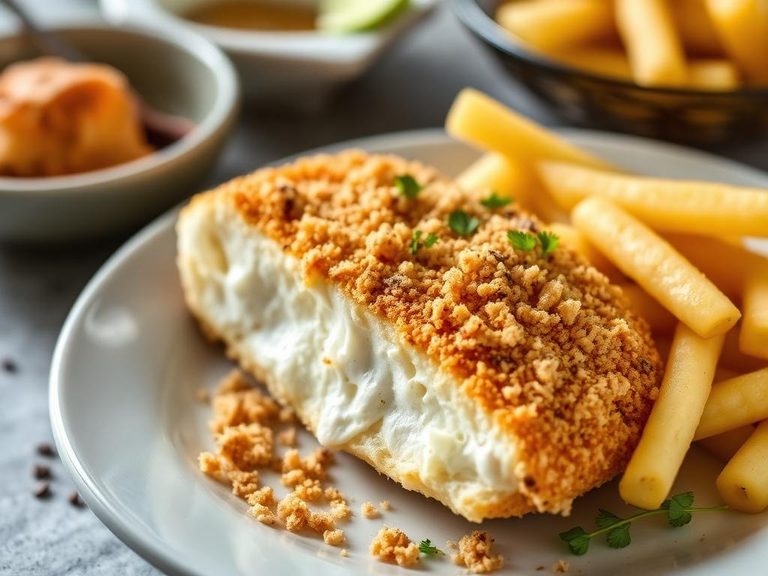New England Baked Haddock with Ritz Cracker Crumb