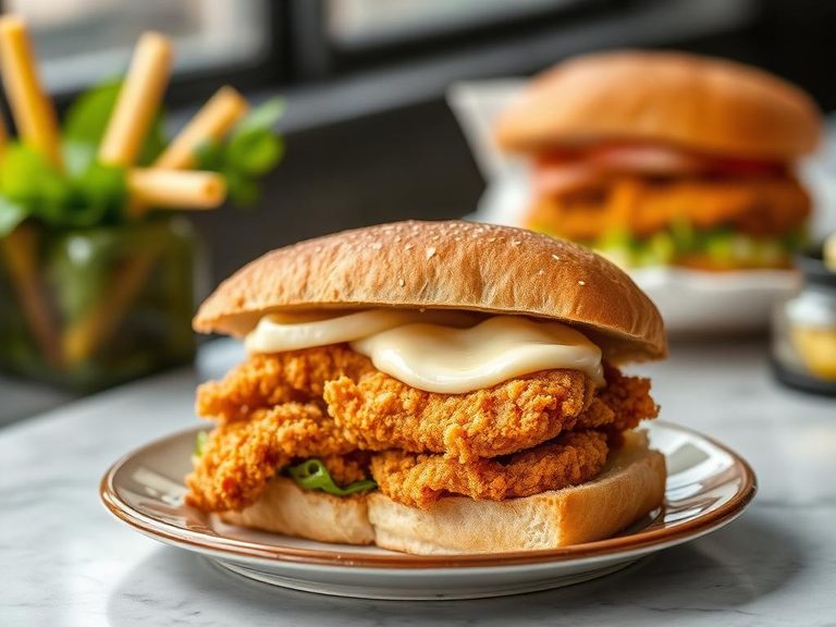 New England Fried Fish Sandwich