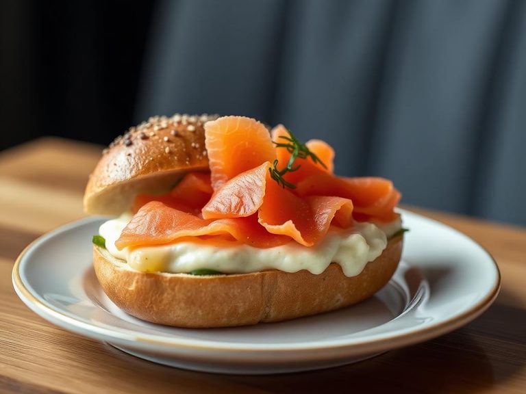 New York Bagel with Lox