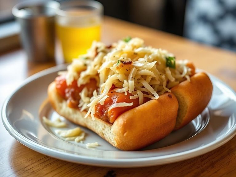 New York Street Cart Hot Dog with Sauerkraut
