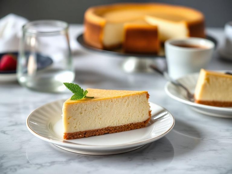 New York-style cheesecake
