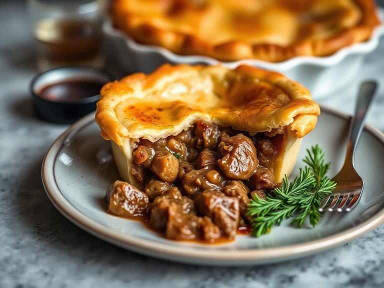 New Zealand Lamb and Beef Pie
