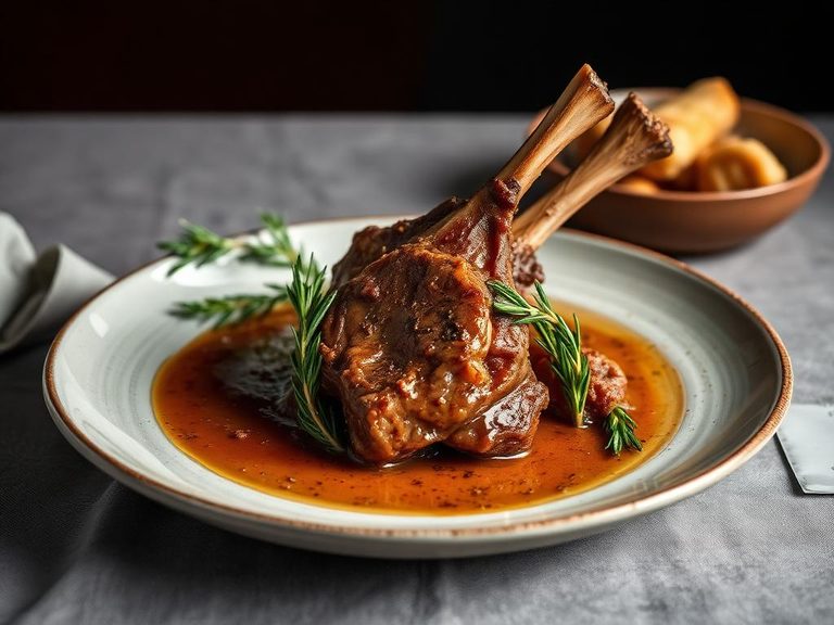 New Zealand Lamb Shank with Rosemary