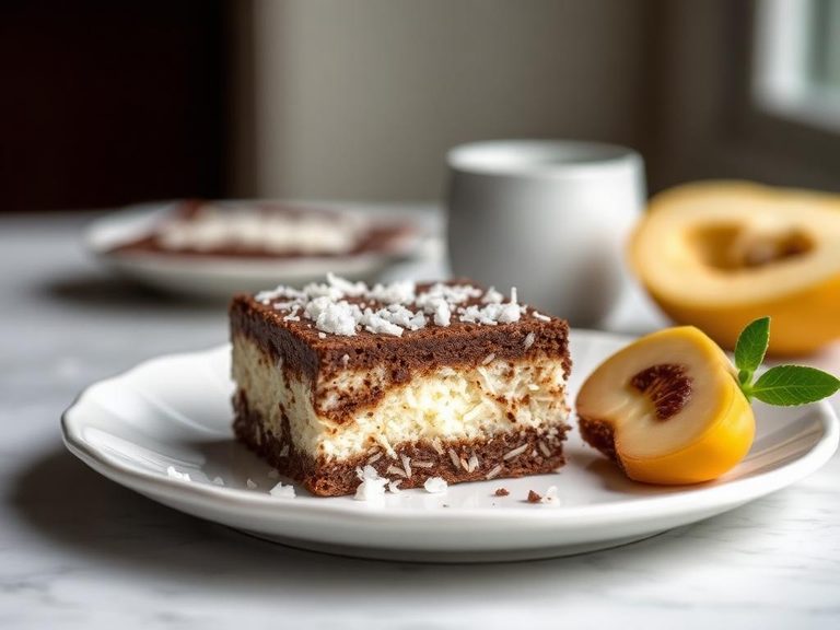 No-Bake Chocolate Coconut Slice