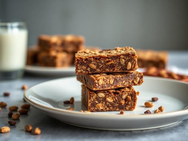 No-Bake Chocolate Peanut Butter Oat Bars