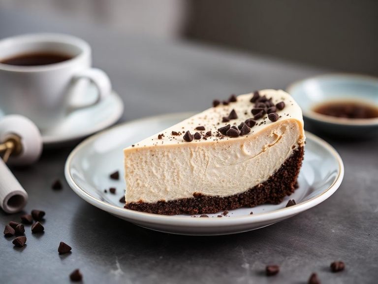 No-Bake Coffee Cheesecake