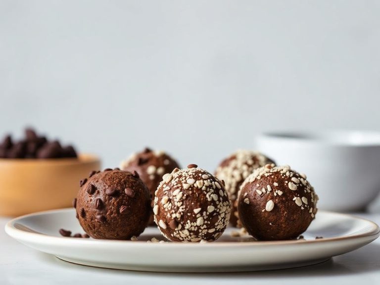 No-Bake Coffee Energy Balls