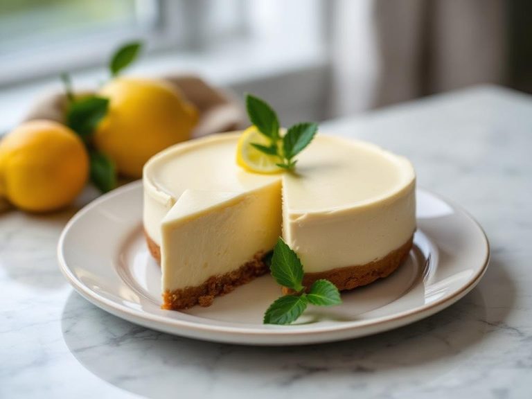No-Bake Lemon Cheesecake
