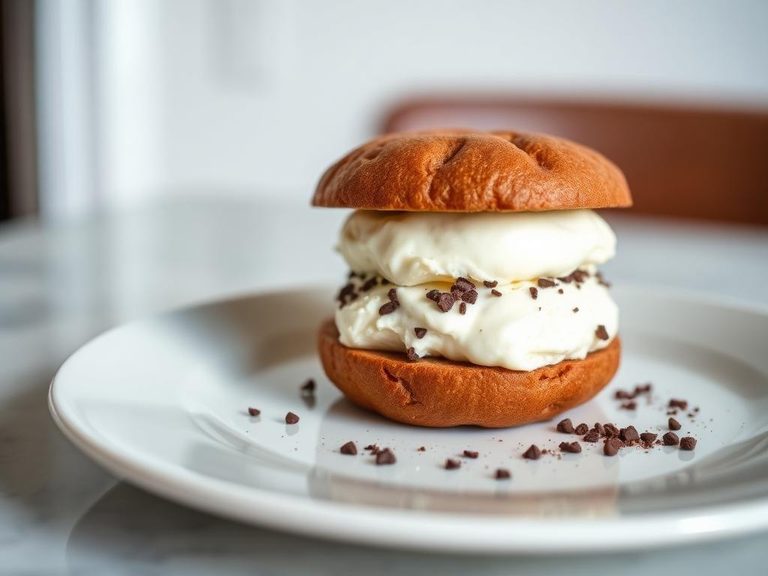 No-Sugar-Added Ice Cream Sandwich