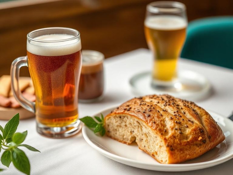 Non-alcoholic beer bread