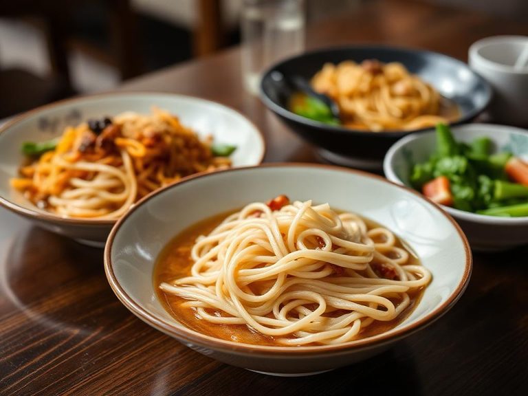 Noodle dishes (like Dan Dan noodles)
