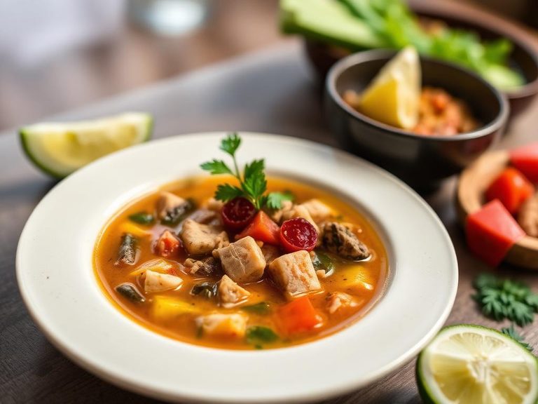 Nopalitos soup