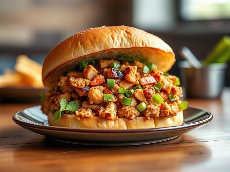 North Carolina Chopped Chicken Sandwich