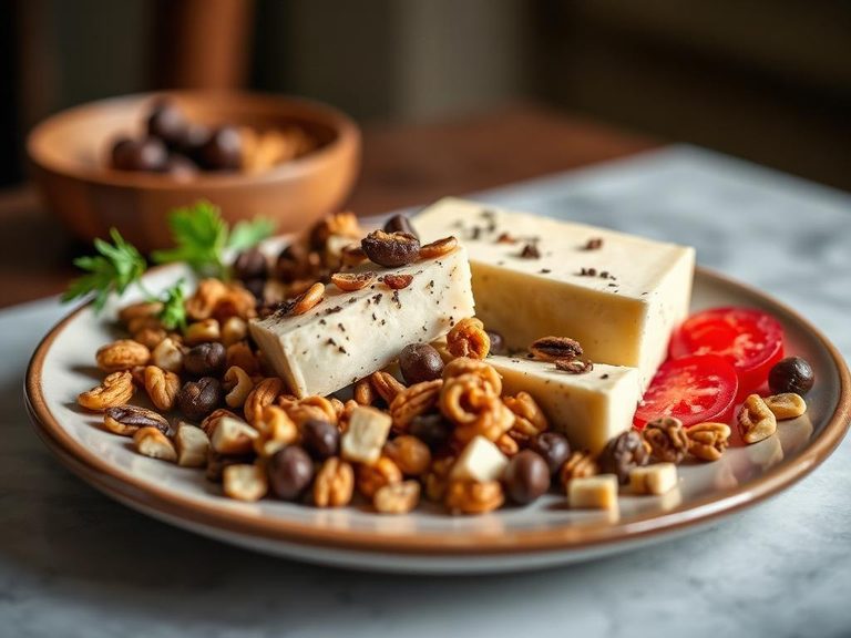 Nut-based cheese alternatives