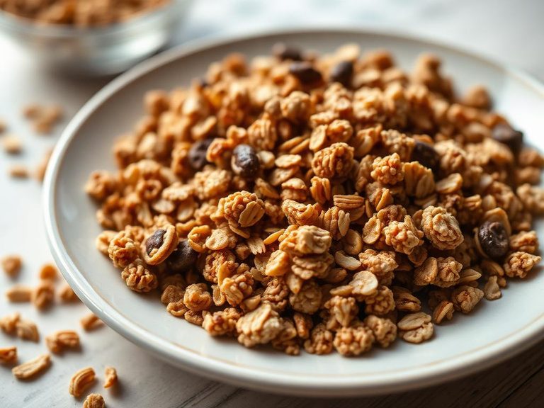 Oat-based granola