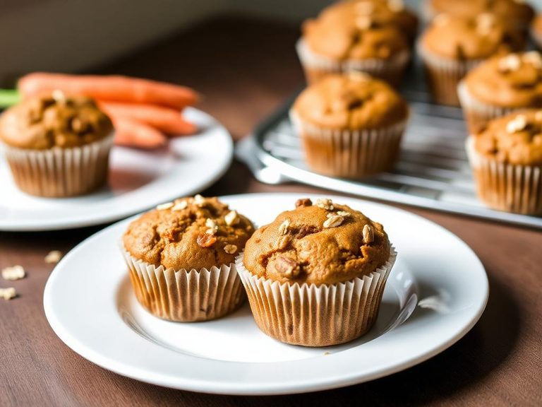 Oat Bran Carrot Muffins