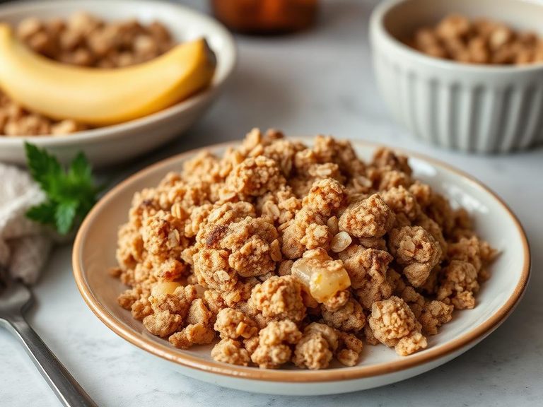 Oat Bran Crumble Topping