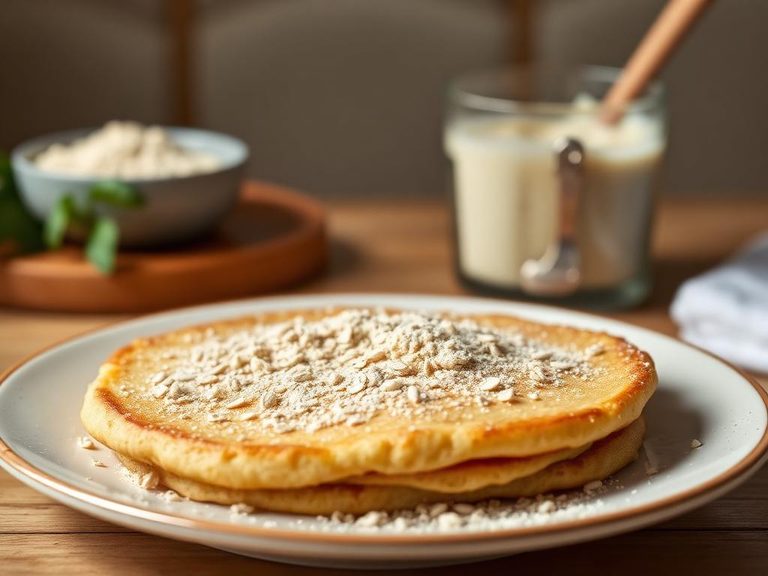 Oat flour for pancakes or muffins