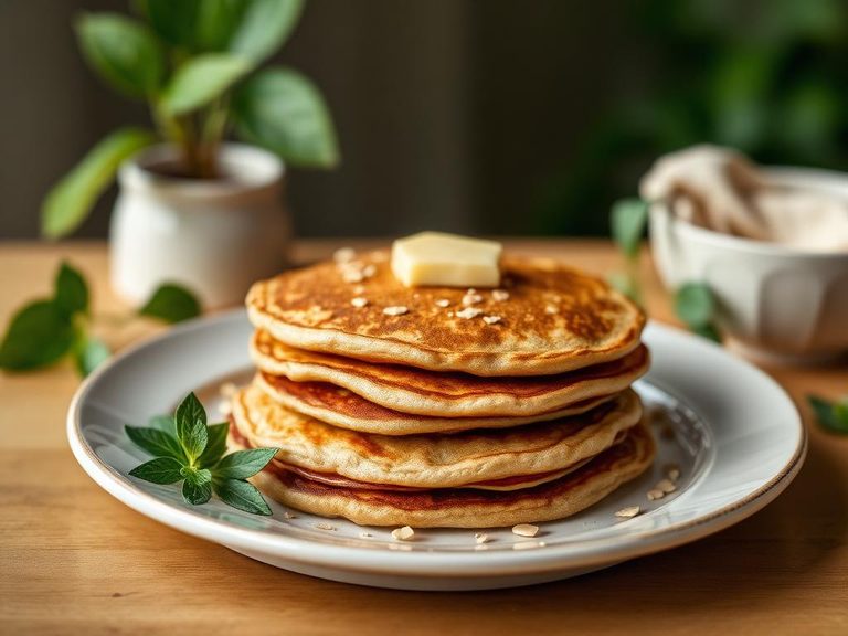 Oat flour pancakes