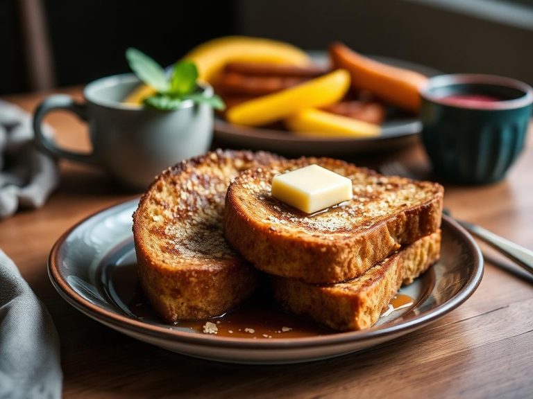 Oatmeal bread French toast