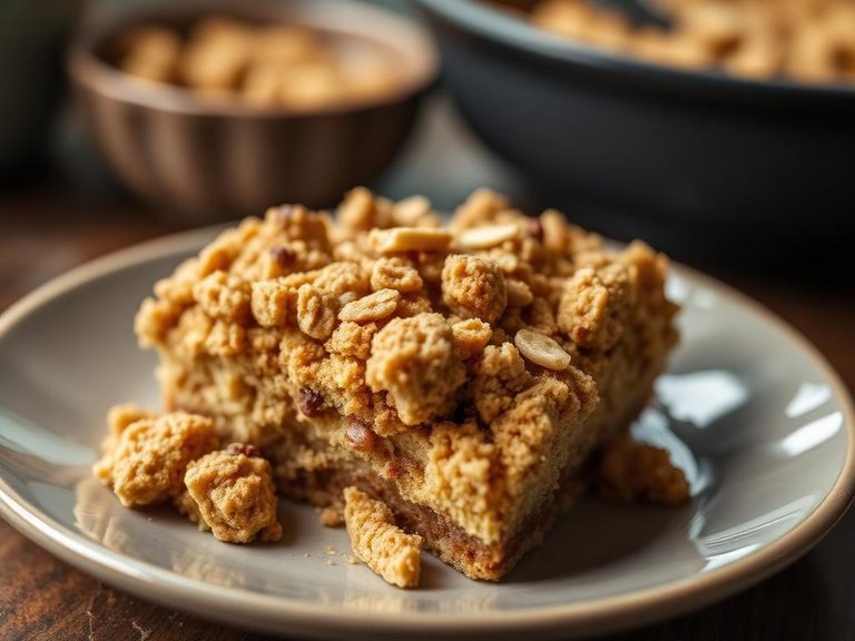 Oatmeal Cookie Crumble Topping