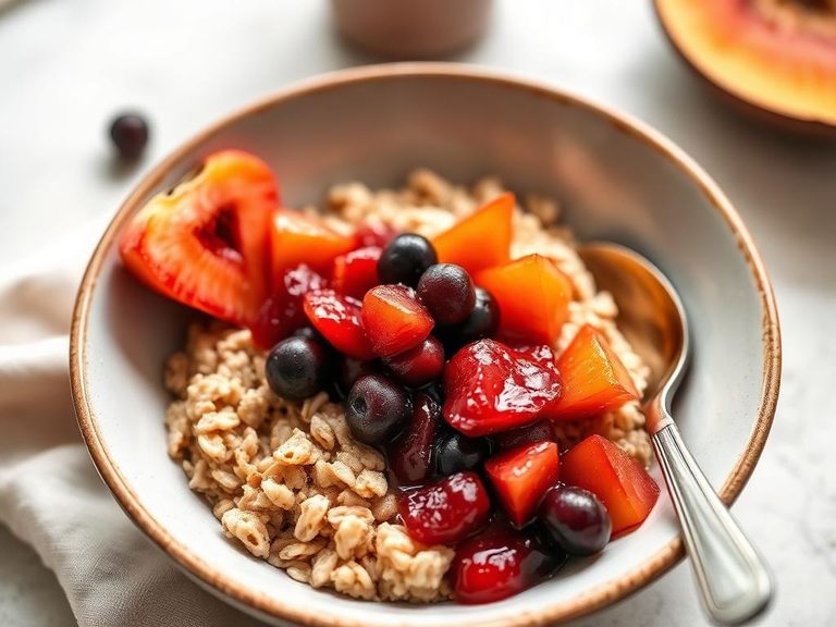Oatmeal & Fruit Compote Bowl