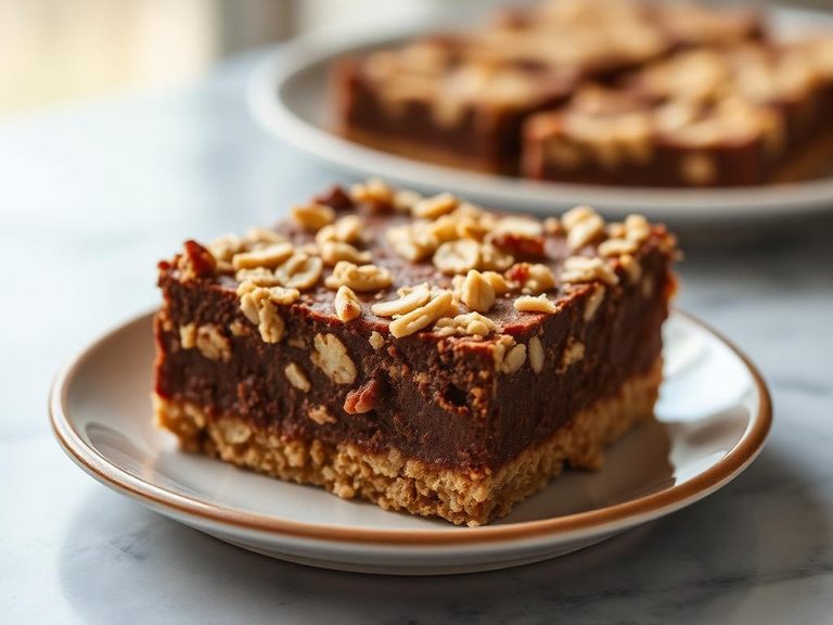 Oatmeal Fudge Bar