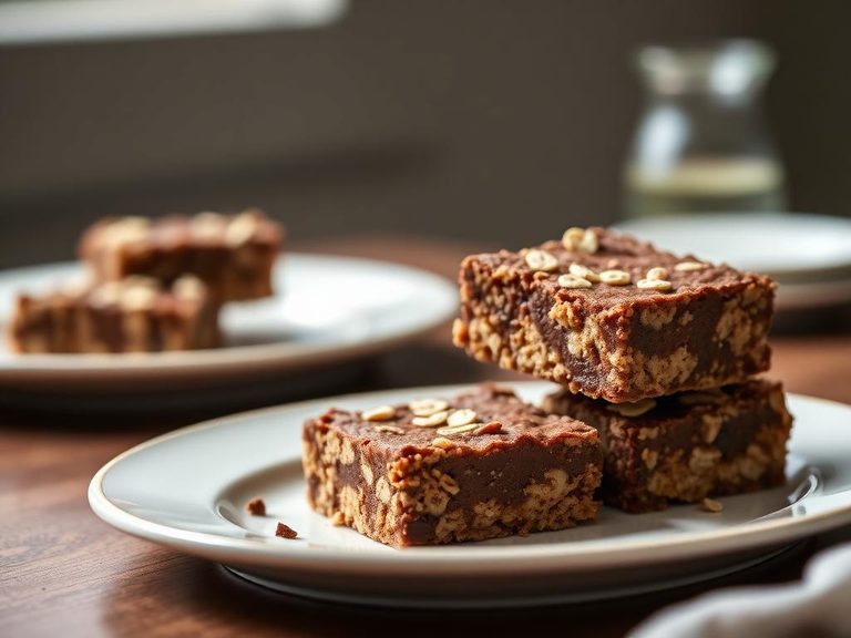 Oatmeal Fudge Bars