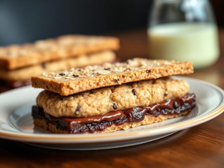 Oatmeal Fudge Sandwich
