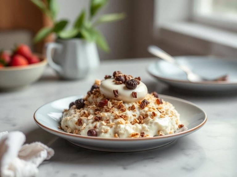 Oatmeal or yogurt topping