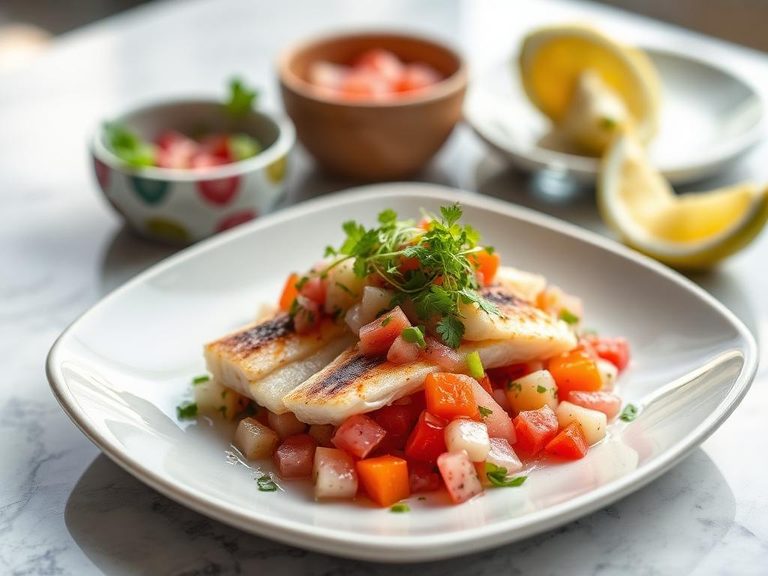 Ocean perch ceviche
