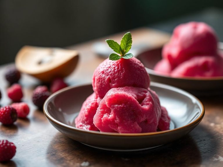 Oheloberry sorbet