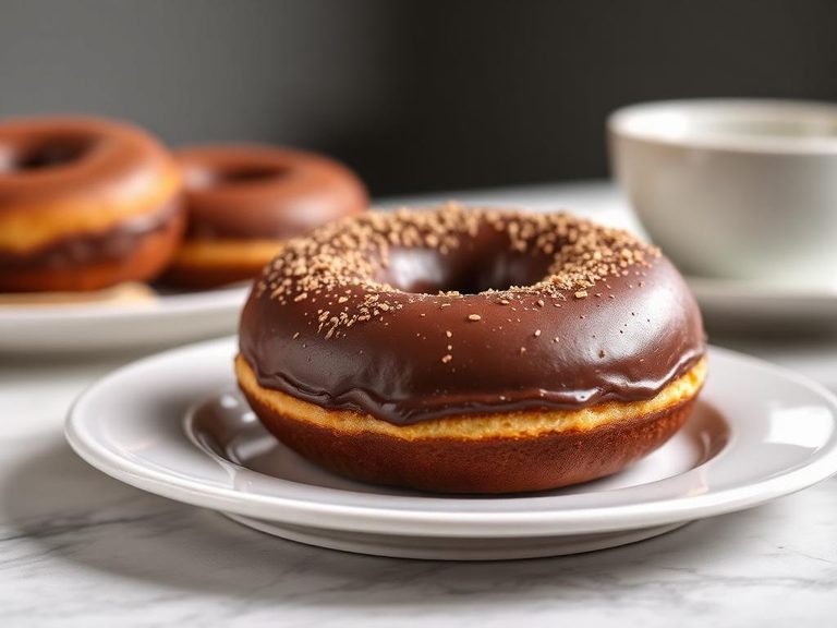 Old-Fashioned Chocolate Doughnut
