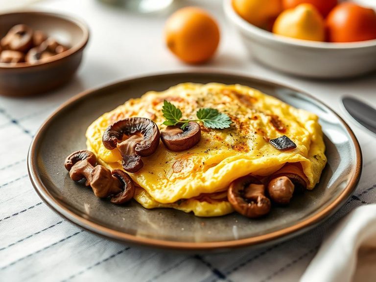 Omelette aux Champignons