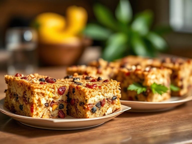 On-the-go breakfast bars