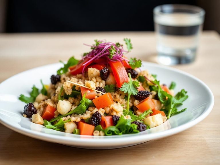 On top of a green salad or grain bowl