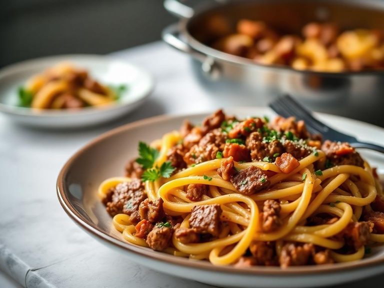 One-Pot Beef Pasta