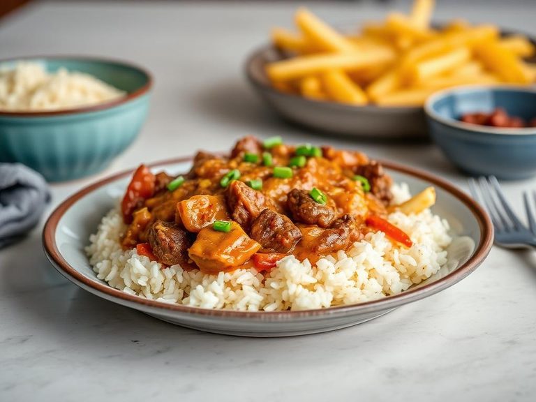 One-Pot Cheesy Beef and Rice